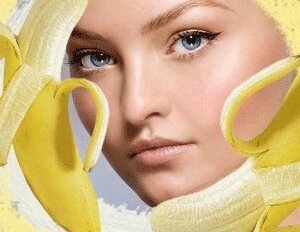 mascarilla de plátano para rejuvenecimiento facial